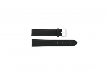 Horlogeband Universeel 054.01.18 Leder Zwart 18mm