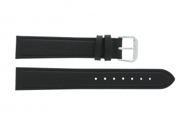 Horlogeband Universeel 054R.01 Leder Zwart 14mm