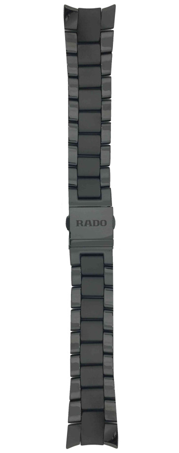 Horlogeband Rado 07.04934.10 / 650.0277.3 Titanium Zwart 22mm