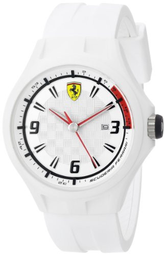 Horlogeband Ferrari SF101.1 / 0830003 / SF689309000 Rubber Wit 22mm