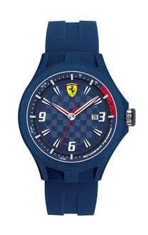 Horlogeband Ferrari SF101.4 / 0830067 / SF689300097 Rubber Blauw 22mm
