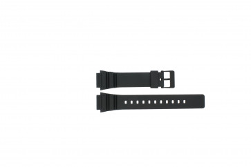 Casio horlogeband MRW-200h / 10393907 Rubber Zwart 18mm