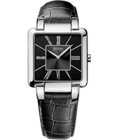 Horlogeband Hugo Boss 659302115 / 1502149 / HB-57-3-14-2120 Leder Zwart 14mm