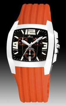 Lotus horlogeband 15317-9 Rubber Oranje
