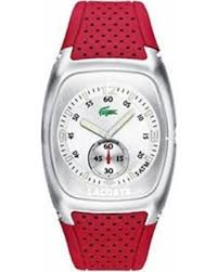 Horlogeband Lacoste 2010326 / LC-10-1-14-0027 Rubber Rood 23mm