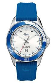 Lacoste horlogeband 2010551 / LC-31-1-27-2248 Silicoon Blauw 22mm