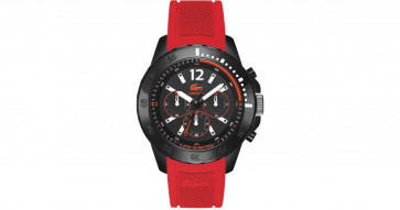 Lacoste horlogeband 2010738 / LC-75-1-29-2509 Silicoon Rood 22mm