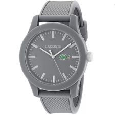 Lacoste horlogeband 2010767 / LC-79-1-47-2791 Rubber Grijs 21mm