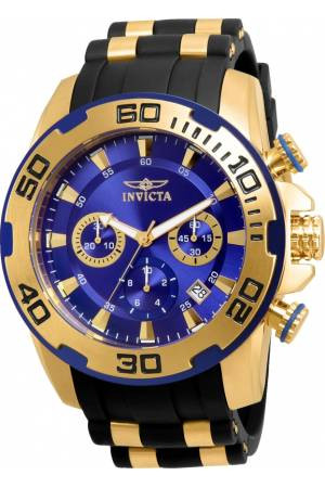 Horlogeband Invicta 22312 / 22313 / 22308 Rubber Zwart 26mm