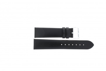 Horlogeband Universeel 241R.01 Leder Zwart 20mm