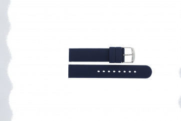 Horlogeband Timex 2N927 / T2N927 / P2N927 Silicoon Blauw 18mm