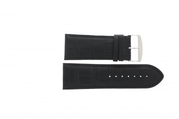 Horlogeband Universeel 305R.01 Leder Zwart 28mm