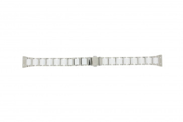Boccia horlogeband 3261-01 Staal/Silicoon Zilver 16mm