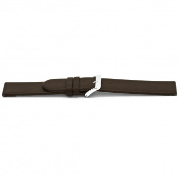 Horlogeband Universeel D403 Leder Bruin 14mm