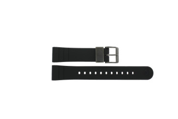 Horlogeband Seiko SRPL15K1 / 4R35 06K0 / Prospex / R03L014N0 Rubber Zwart 20mm