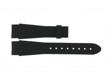 Horlogeband Edox 62005-357N Silicoon Zwart 17mm