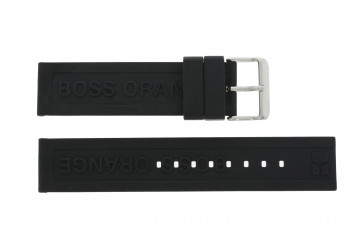 Hugo Boss horlogeband 659302252 / HB.116.1.29.2267 / 1512543 Rubber Zwart 22mm