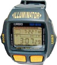 Casio horlogeband 70630975 Kunststof Zwart 19mm 