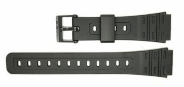 Casio horlogeband 71604816 Kunststof Zwart 18mm 
