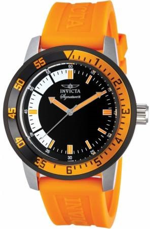 Invicta horlogeband 7466.01  Rubber Oranje