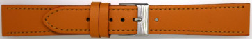 Horlogeband Universeel 804.12.22 Leder Oranje 22mm