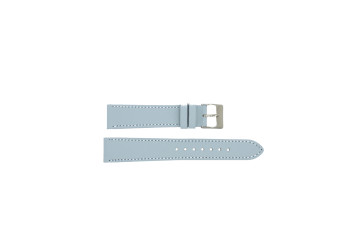 Horlogeband Universeel 804.05a.12 Leder Lichtblauw 12mm