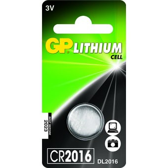 GP Knoopcel Batterij CR2016 - 3v
