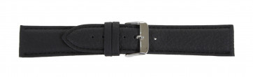 Horlogeband Universeel 983-ZW-16MM Leder Zwart 16mm