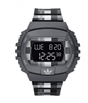 Horlogeband Adidas ADH6103 Kunststof/Plastic Grijs