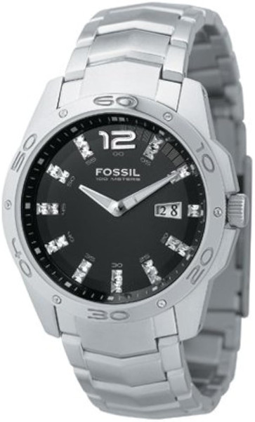 Fossil horlogeband AM4089 Staal Zilver 22mm