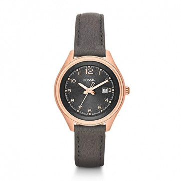 Horlogeband Fossil AM4500 Leder Bruin 14mm