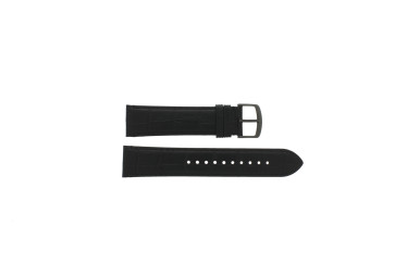 Horlogeband Armani AR0368 Leder Zwart 22mm