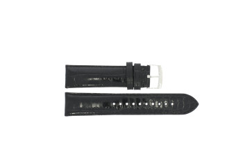 Horlogeband Armani AR0643 Leder Zwart 22mm