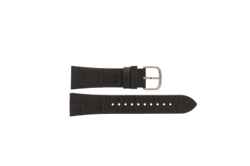 Horlogeband Armani AR11334 Leder Bruin 22mm