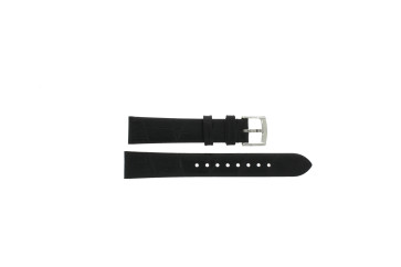 Horlogeband Armani AR1618 Leder Zwart 16mm