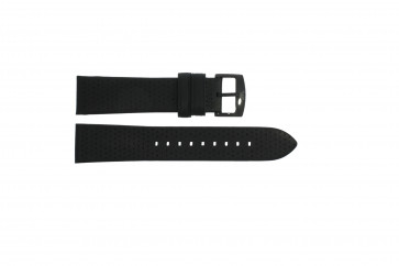 Horlogeband Armani AR1737 Leder Zwart 20mm