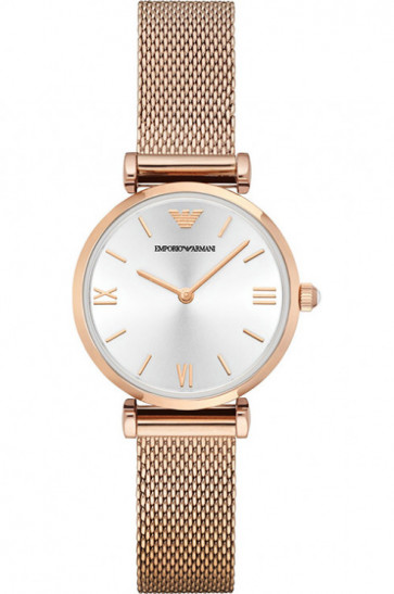 Horlogeband Armani AR1956 Staal Rosé