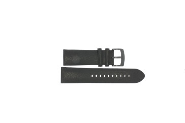 Horlogeband Armani AR2461 Leder Zwart 24mm