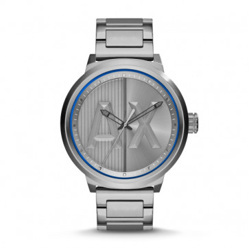 Armani Bandschakels AX1364 - Staal - (2 stuks)