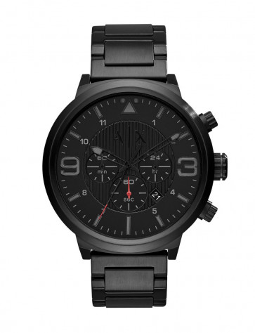 Armani Bandschakels AX1375 - Staal - (2 stuks)