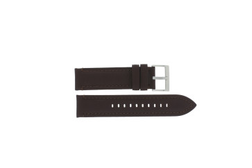 Horlogeband Armani AX2133 Leder Bruin 22mm