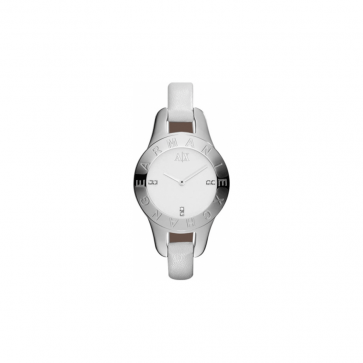 Horlogeband AX4124 Leder Wit 8mm