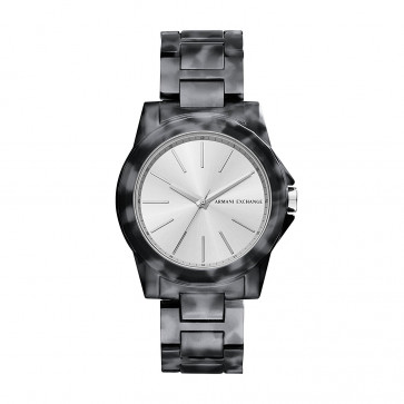 Horlogeband Armani Exchange AX4343 Kunststof/Plastic Grijs 18mm