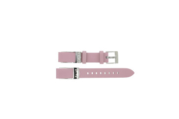 Horlogeband Armani Exchange AX5313 Leder Roze 16mm