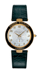 Horlogeband Balmain B10403216. Leder Zwart