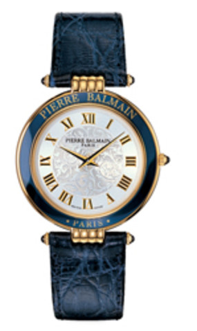 Horlogeband Balmain B81803212 / 1720053 Leder Blauw 18mm