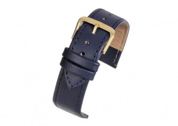 Horlogeband Universeel X103SBL / 18MM Leder Blauw 18mm