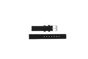 Horlogeband Davis BB1203.1 Leder Zwart 14mm