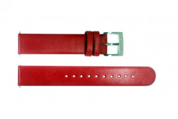 Mondaine horlogeband BM20027 / FE3116.30Q Leder Rood 16mm