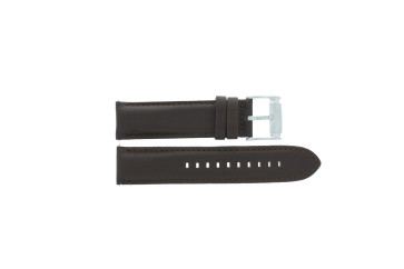 Horlogeband Fossil BQ1280 Leder Bruin 22mm